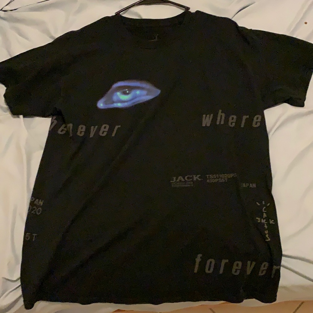 cactus jack(travis scott) playstation t shirt